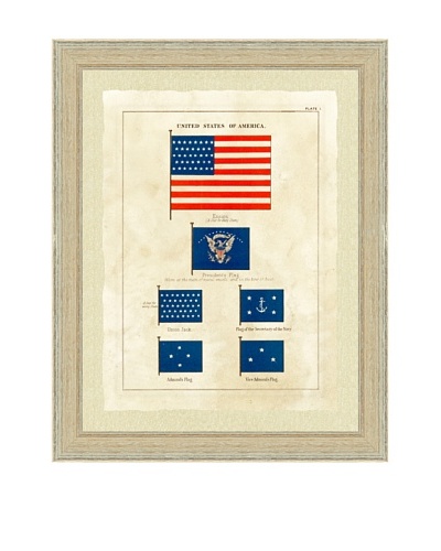 United States Nautical Flag Print I