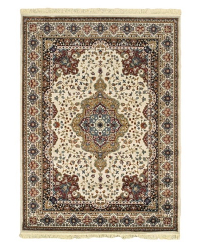 Jardiniere Rug, Cream, 5′ 6″ x 7′ 6″