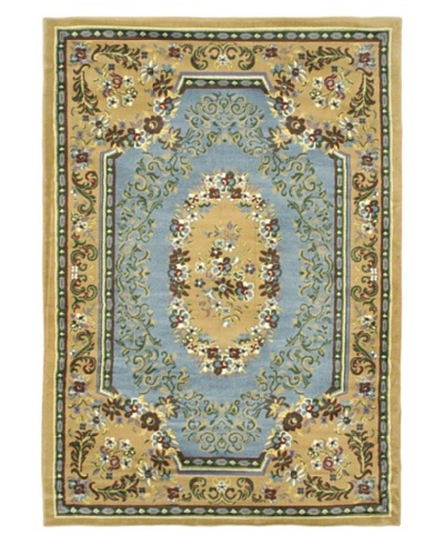 Jardiniere Rug, Beige/Pale Blue, 5' 3 x 7' 6