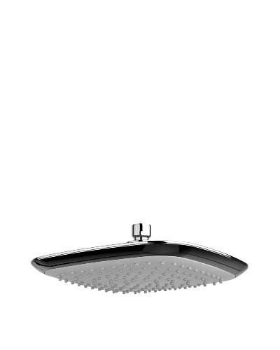 Nameek's Rounded Square Rain-Shower Shower Head, Chrome