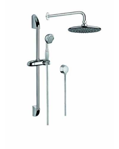 Nameek's 5-Jet Shower Column Set, Polished Chrome