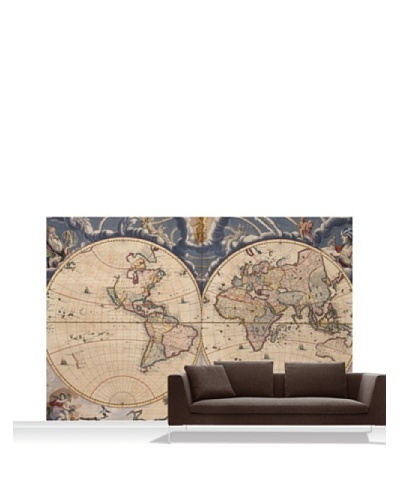 National Maritime Museum Bleau Atlas Mural, Standard, 12' x 8'