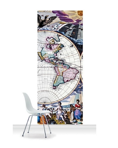 National Maritime Museum Goos Atlas Planisphere Standard Mural [Accent]