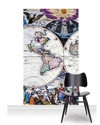 National Maritime Museum Goos Atlas Planisphere Mural [Accent]