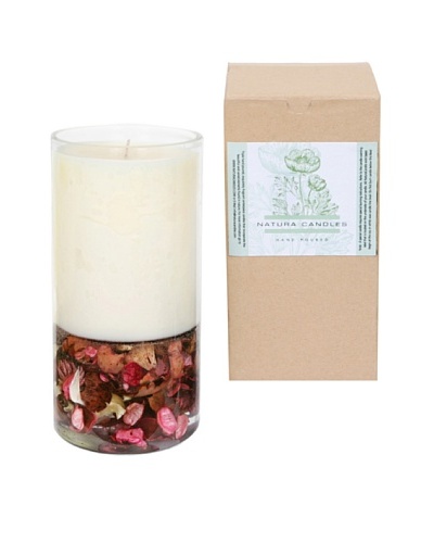 Natura Candles Rose Garden Botanical Decorative Candle