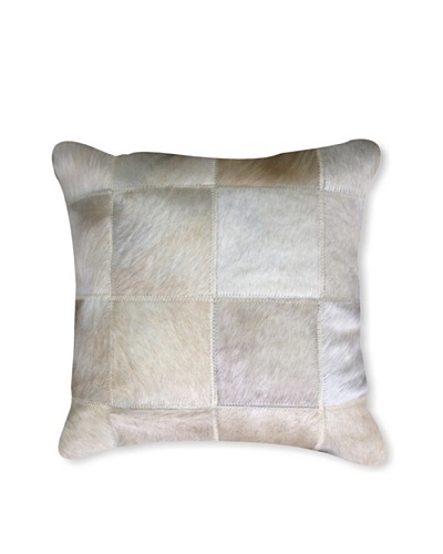 Natural Brand Torino Patchwork Pillow, Natural, 15″ x 15″