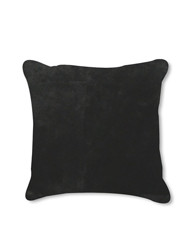 Natural Brand Nelson Sheepskin Pillow, Black, 16 x 16