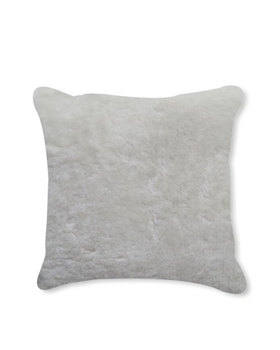 Natural Brand Nelson Sheepskin Pillow, Natural, 16″ x 16″