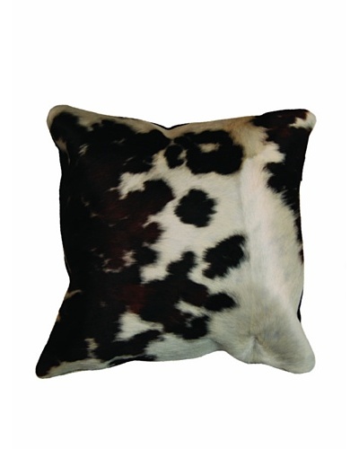 Natural Brand Torino Cowhide Pillow, Tri-Color, 16 x 16