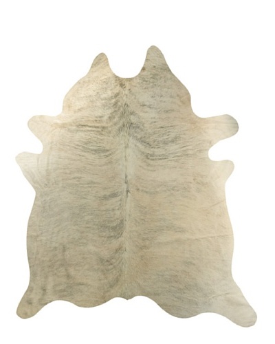 Natural Brand Kobe Cowhide Rug, Light Brindle, 6' x 7'