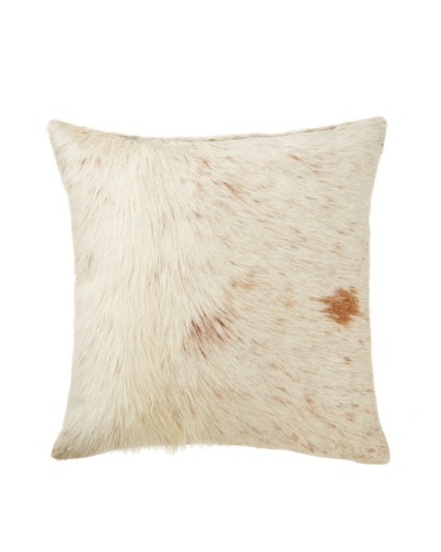 Natural Brand Torino Cowhide Pillow [Brown/White]