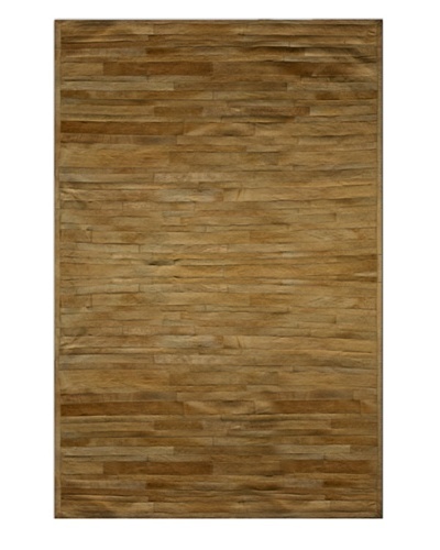 Natural Brand Linear Cowhide Rug