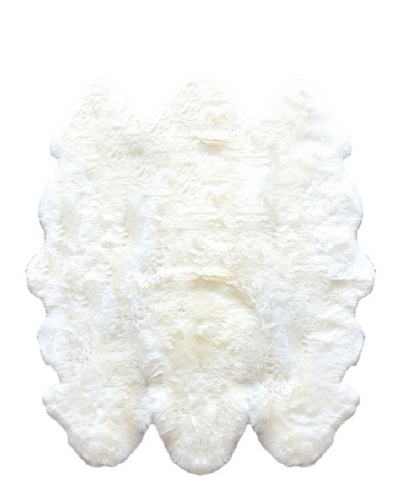 Natural Brand New Zealand Sheepskin Six Rug, Natural, 5′ x 7′