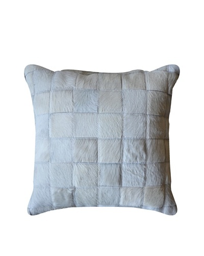 Natural Brand Torino Cowhide Multi-Patch Pillow, Natural