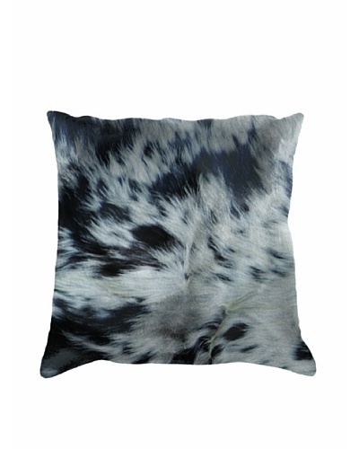 Natural Brand Torino Cowhide Patchwork Pillow, S & P Black/White