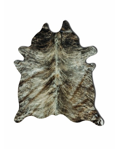 Natural Brand Kobe Cowhide Rug, Exotic Zebu, 5′ 5″ x 7′