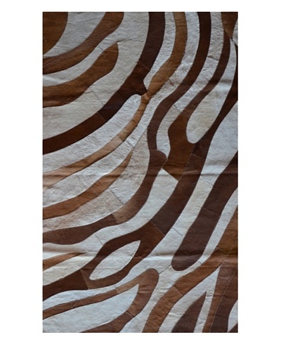 Natural Brand Stitch Hide Rug