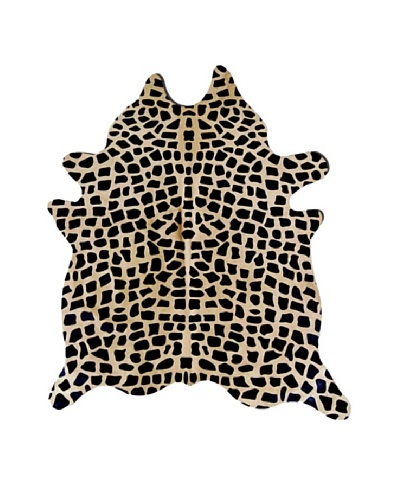 Natural Brand Togo Cowhide Rug, Giraffa, 7′ x 5′ 5″