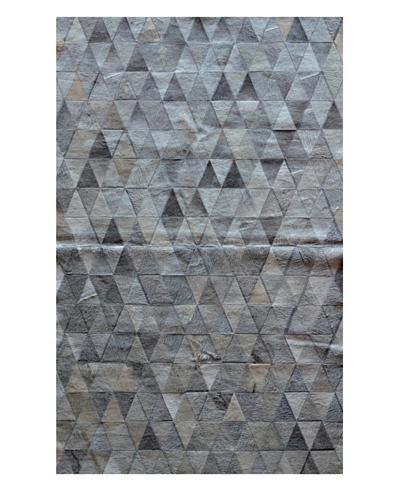 Natural Brand Stitch Hide Rug