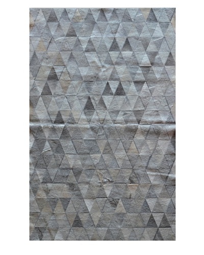 Natural Brand Stitch Hide Rug