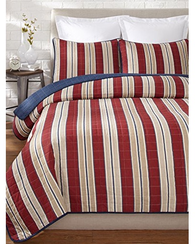 Nautica Grand Port Stripe Quilt Set