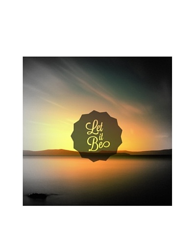 New Era Art Let It Be Wall Decal, 14″ x 14″