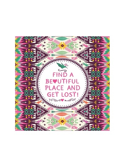 New Era Art Find a Beautiful Place  Wall Decal, 14″ x 14″As You See