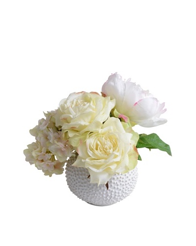 New Growth Designs Mixed Bouquet in White Bowl