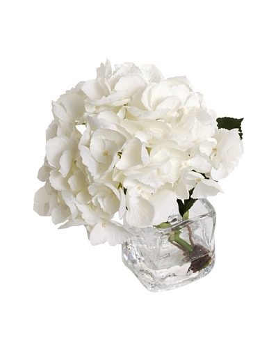 New Growth Designs White Hydrangea, Stem Cut