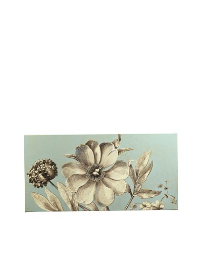 New York Botanical Garden “Sepia Color” Giclée on Canvas, Blue