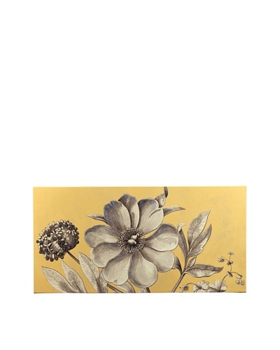 New York Botanical Garden Sepia Color Giclée on Canvas, Orange