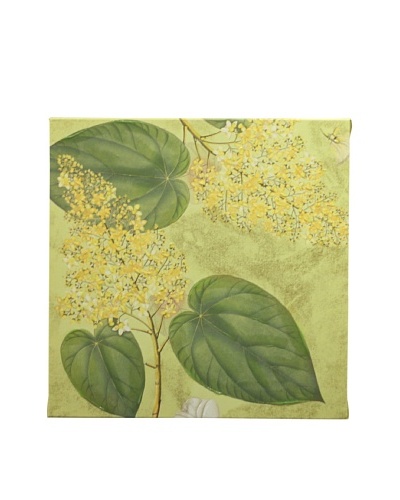 New York Botanical Garden Fabric Pattern Giclée on Canvas