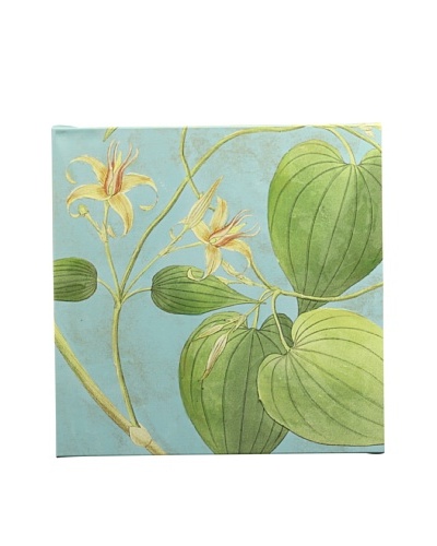 New York Botanical Garden Fabric Pattern Giclée on Canvas