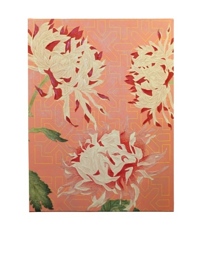 New York Botanical Garden Romantic Floral Giclée on Canvas