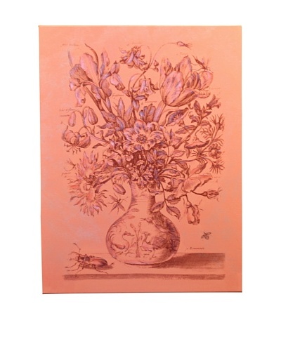 New York Botanical Garden “Flower Sketch” Giclée on Canvas