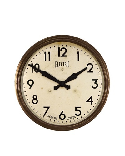 Newgate 50's Electric Clock, Brown