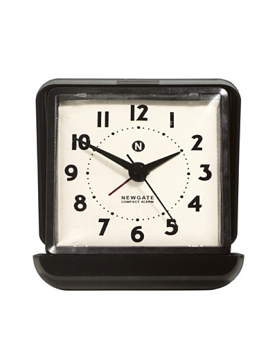 Newgate Nixon Alarm Clock, Black