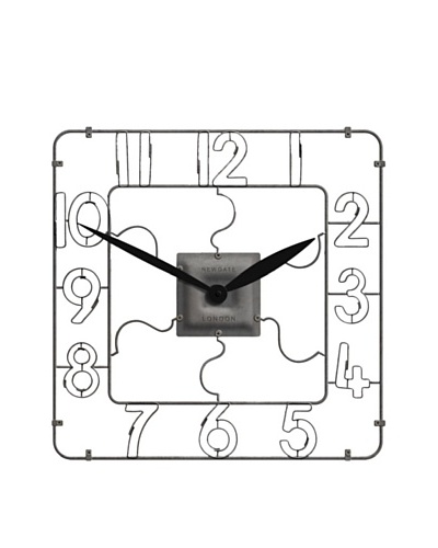 Newgate Newcastle Wall Clock, Weathered Metal