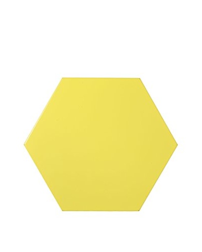 Nine6 Design Magnetic Dry Erasable Wall Panel, Yellow