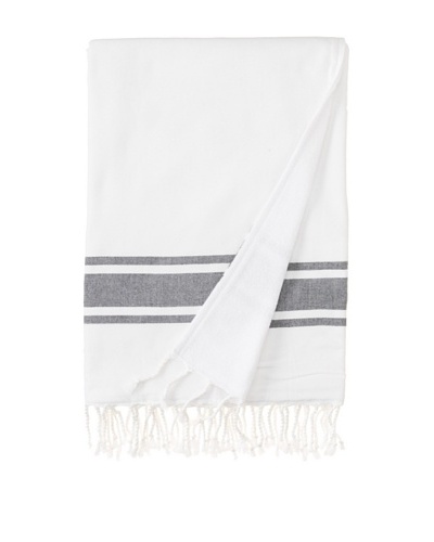 Nine Space Ocean Turkish Terry Fouta Towel [Black]