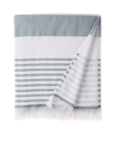 Nine Space Carmel Stripe Beach Towel, Green