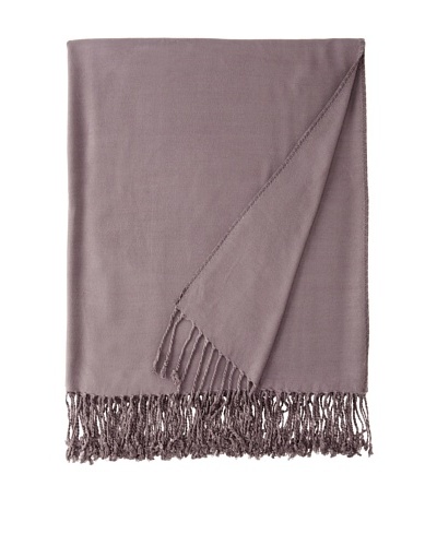 Nine Space Viscose from Bamboo Solid Throw Blanket, Slate, 50 x 70