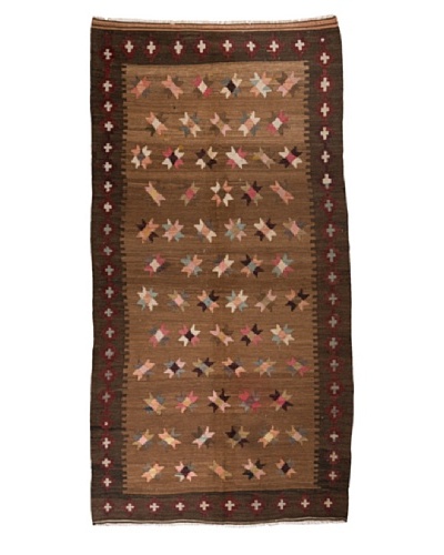 Nomads Loom Old Kurd Kilim, 4′ 7″ x 9′ 1″