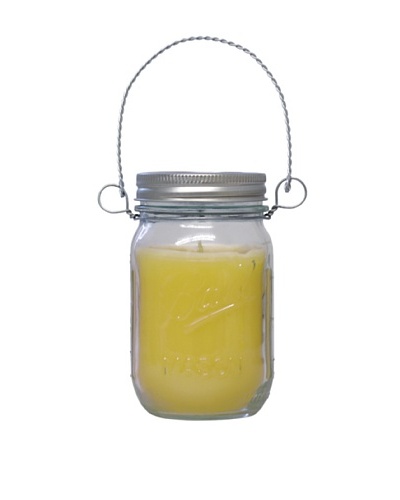 Northern Lights 12-Oz. Warm Citronella Mason Jar Candle