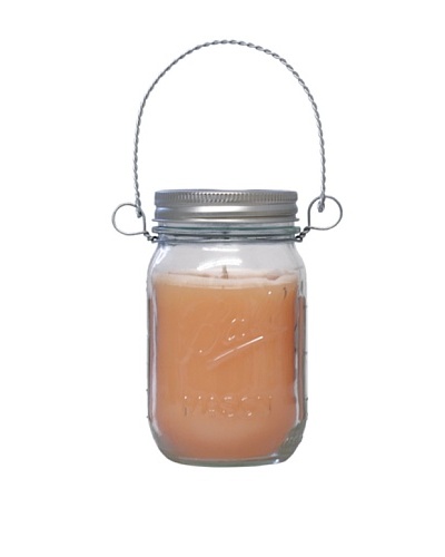 Northern Lights 12-Oz. Peaches & Cream Mason Jar Candle