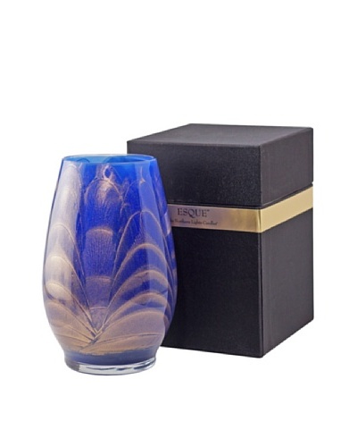 Northern Lights Candles Esque Candle & Floral Vase, Cobalt