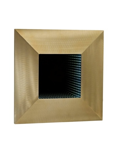 Nova Four Square Medium Wall Mirror, Bronze