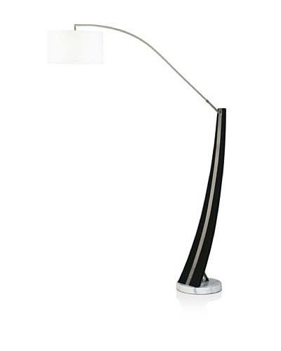 Nova Lighting Planar Arc Lamp, Brushed Nickel