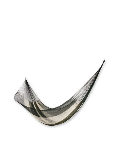 NOVICA Rope Hammock, Forest Slumber