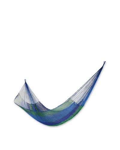 NOVICA Rope Hammock, Sea Breeze